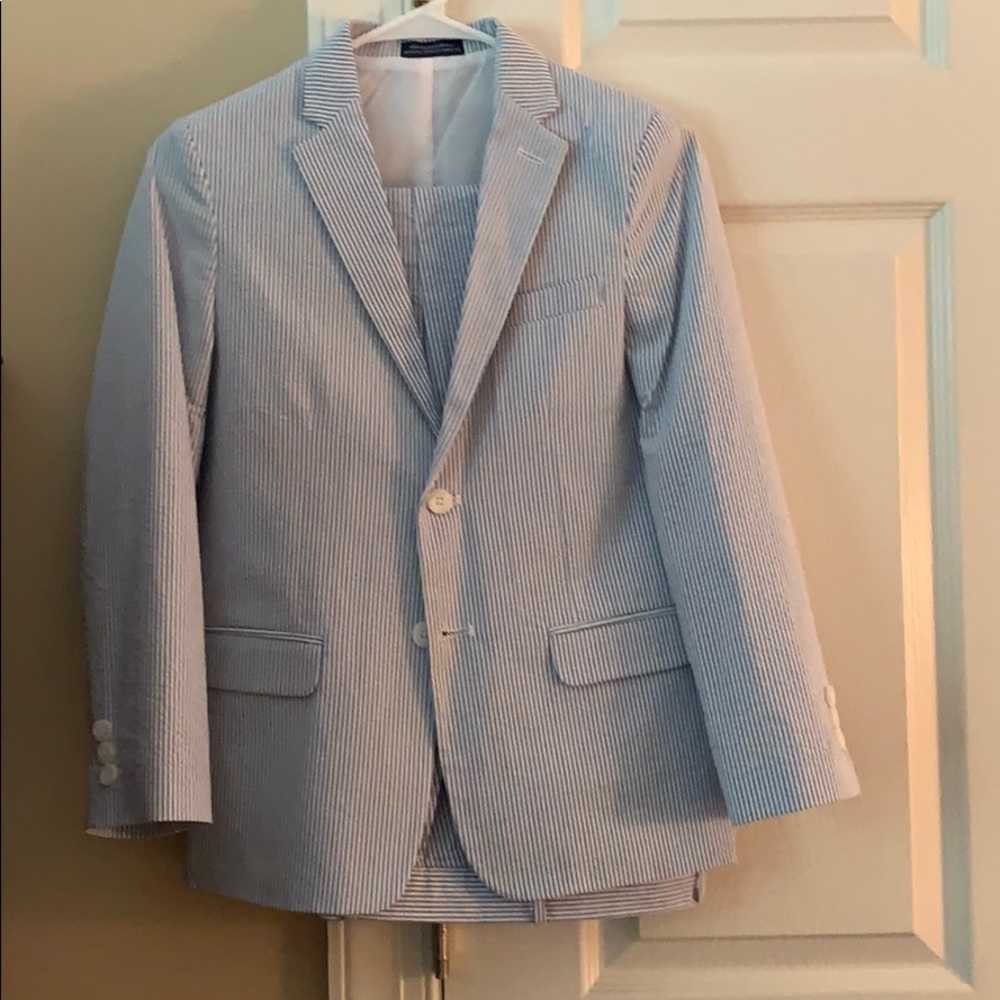 Boys seersucker suit